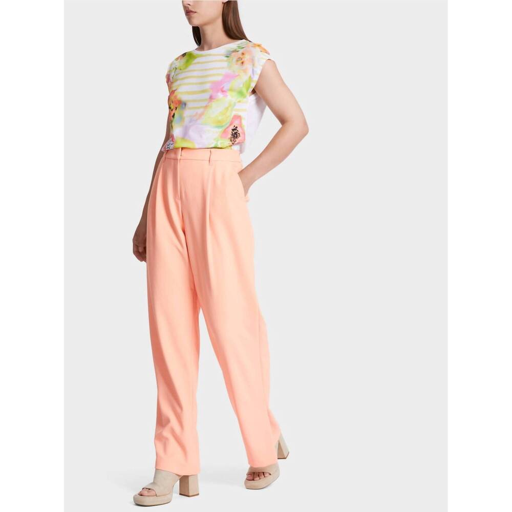 NEW MARC CAIN soft wasco wide pants in deep peach - Picture 3 of 5